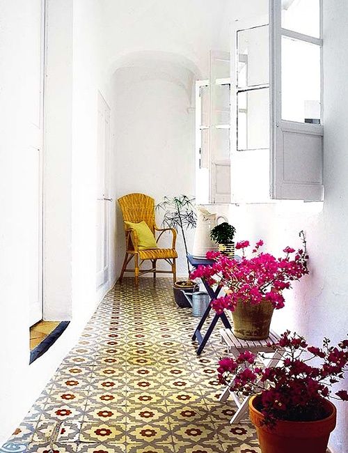 Decoración con baldosas hidráulicas, un toque retro genial moove ... Pavimento creativo Hidraulico