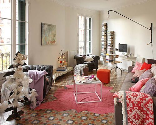 Decoración con baldosas hidráulicas, un toque retro genial moove ... Pavimento creativo Hidraulico
