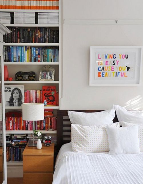 Formas de decorar con estantes de libros en tu habitación - Mujer de 10