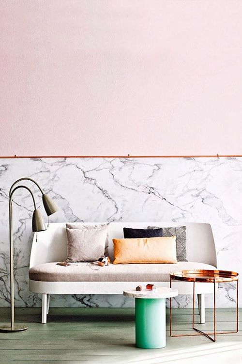 El mármol blanco, vuelve como tendencia en decoración moove magazine Tendencia en decoraciones de pared