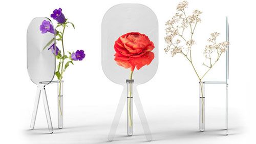 magnifying glass vase vaso lupa cottage industry