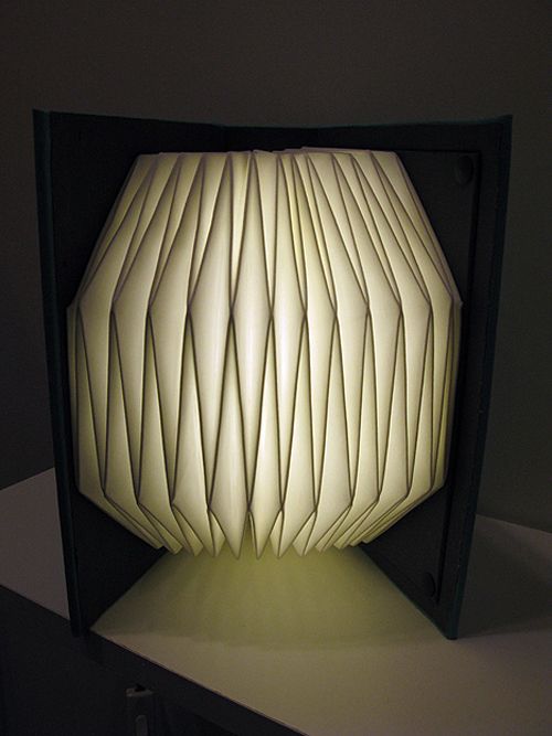 lampara folding lamp diseñador myungseo kag