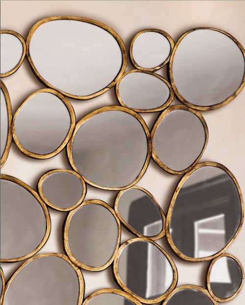 decorar paredes espejos circulares