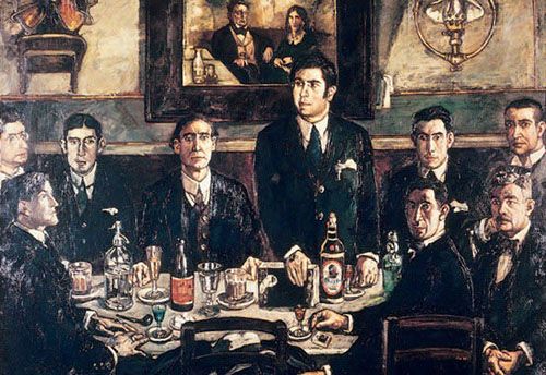 The Gathering en el Café del Pombo, de José Solana.