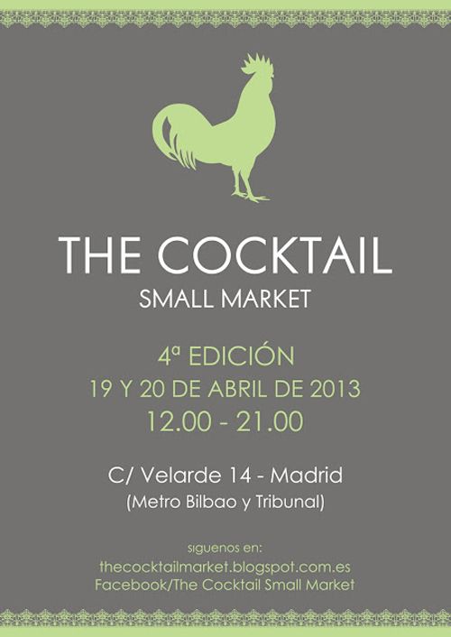 cartel cuarta convocatoria the cocktail small market thecocktailsmallmarket.com