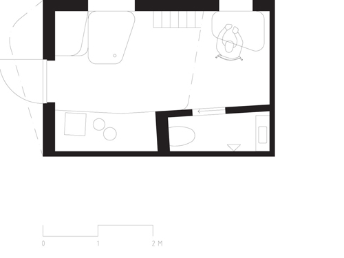 Diseño del apartamento para estudiantes
