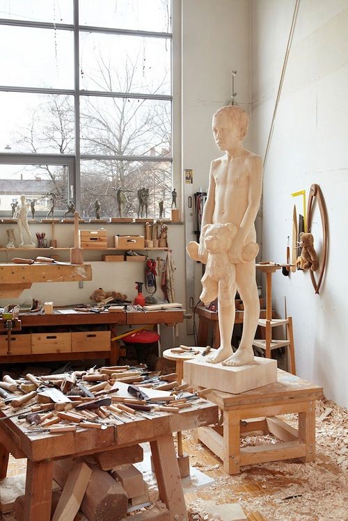 Esculturas de madera por Mario Dilitz 09