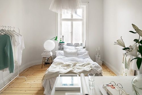 Dormitorio con estética impecable