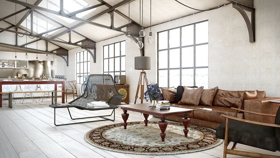 Hogares con decoración industrial vintage - Moove Magazine