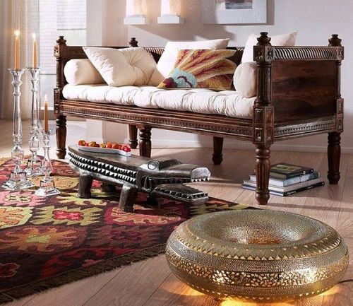 (alfombra estilo) arabe cocodrilo y sofa
