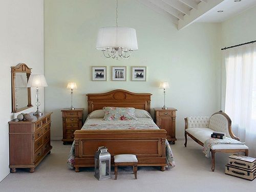 Dormitorio-estilo french country