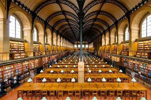 biblioteca de santa genoveva interior
