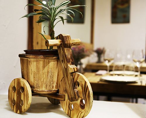 triciclo maceta restaurante madrid