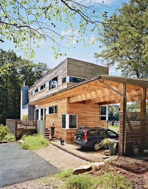 casa prefabricada de madera de diseño