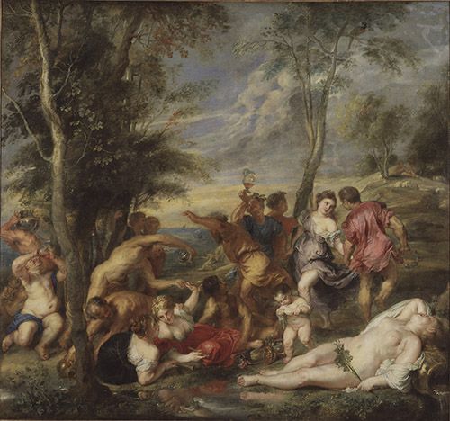 Peter Paul Rubens la bacanal museo nacional estocolmo arte