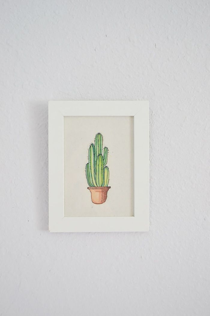 cactus acuarela