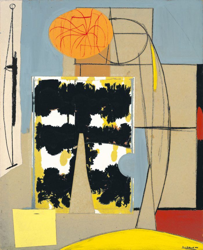robert motherwell collage pintura artista expresionismo abstracto action painting nueva york americano