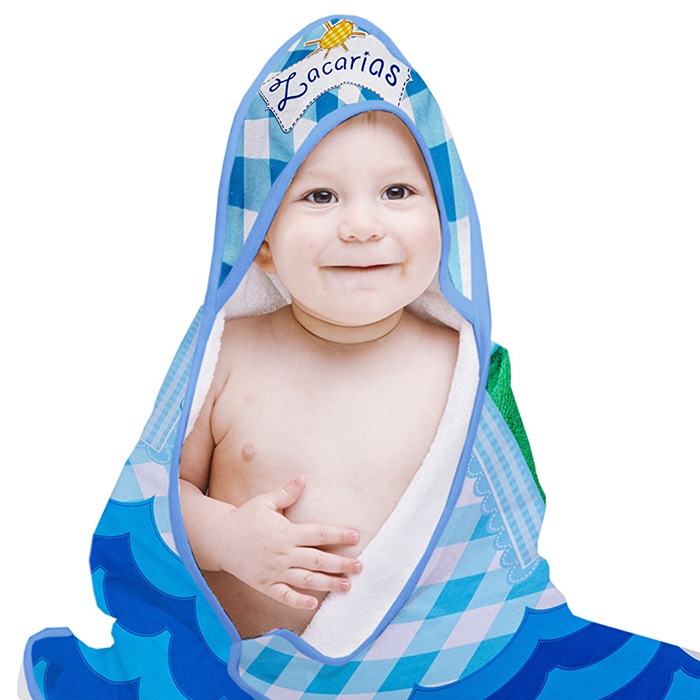 toalla bebe capucha personalizada