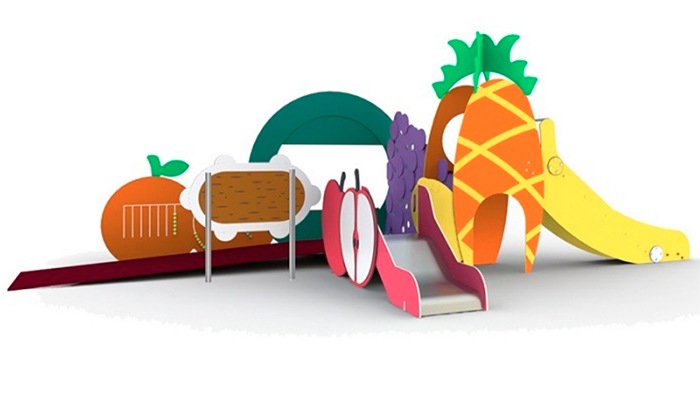 Mobiliario urbano Parque infantil frutas