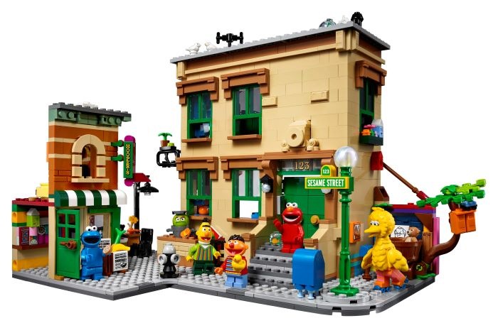Maqueta-de-Barrio-Sesamo-en-LEGO