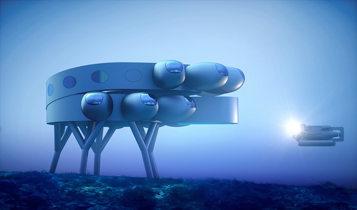 edificio cientifico submarino