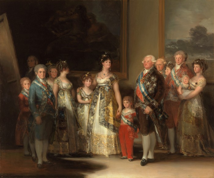 Obra pictórica Familia de Carlos IV de Goya
