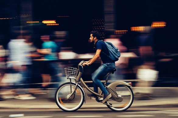 bicicleta velocidad urbana