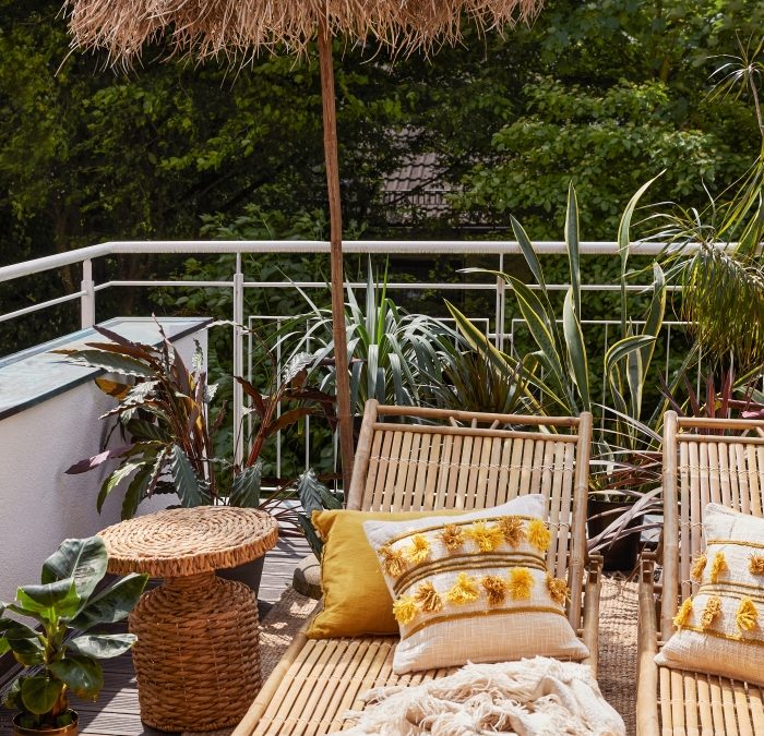 Cómo decorar la terraza o jardín como un hotel del Caribe