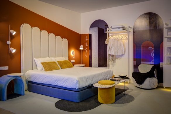 dormitorio de diseño de interihotel