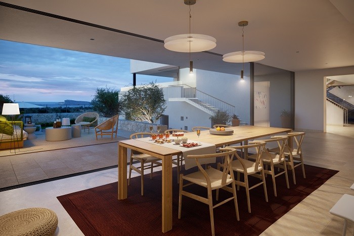 vivienda de lujo con vistas en Ibiza