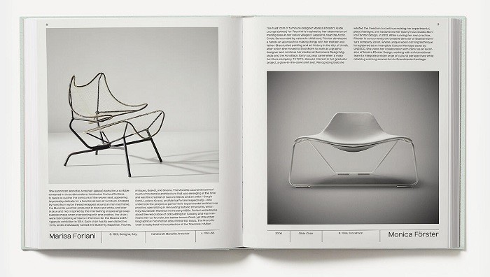 diseño de sillas de diseñadoras del libro woman made