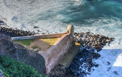 panorámica del castillo de San Juan en Puerto Rico