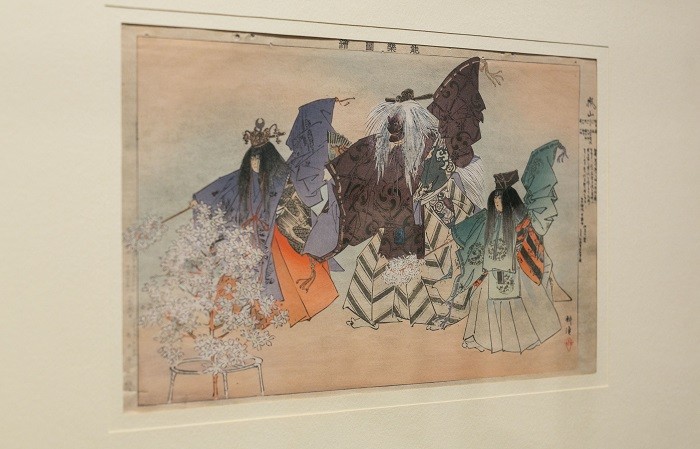 cuadro de la exposición de cultura japonesa