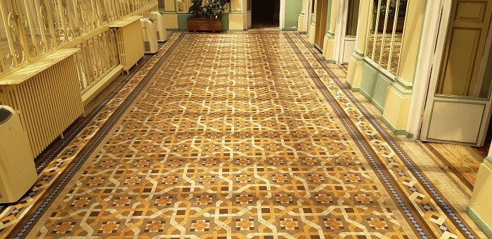 suelo de mosaico en Madrid