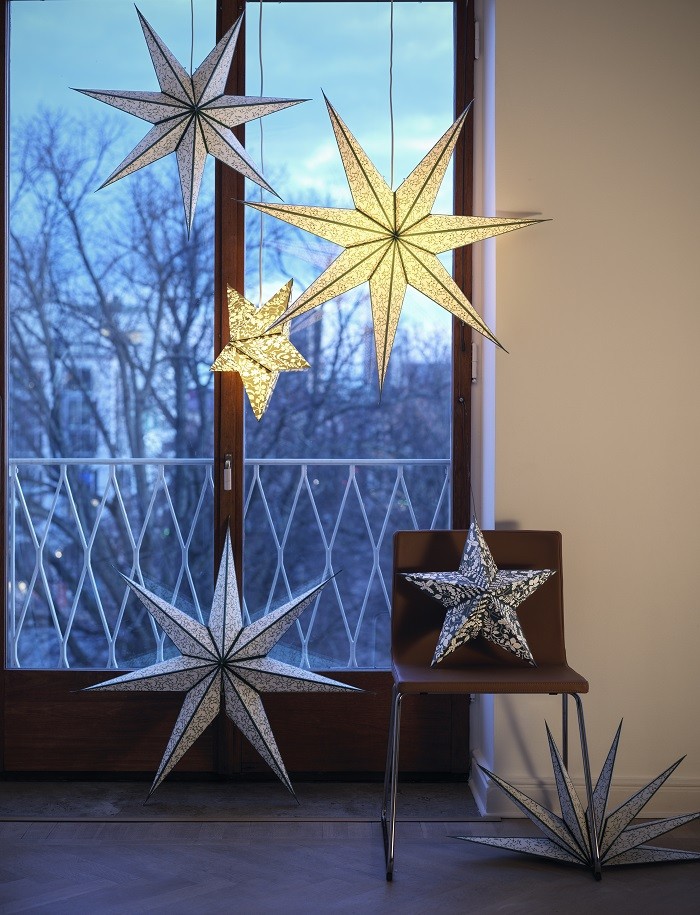 diferentes tipos de pantallas lámparas para decorar tu hogar en Navidad