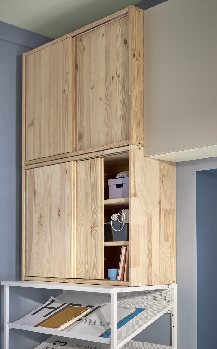armario de madera para almacenar Ikea