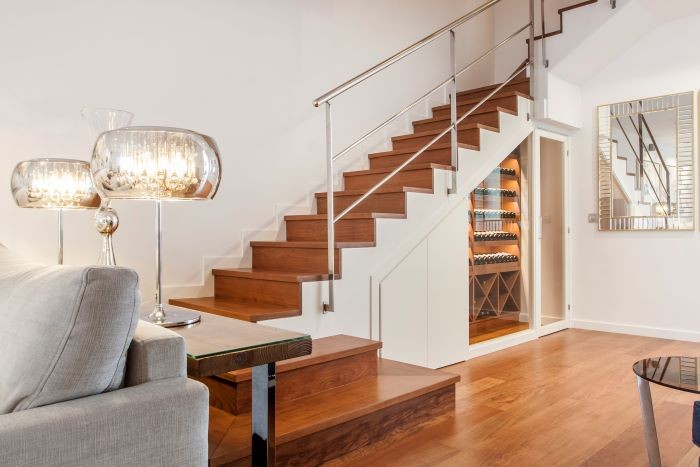 Diseño de una escalera interior del hogar