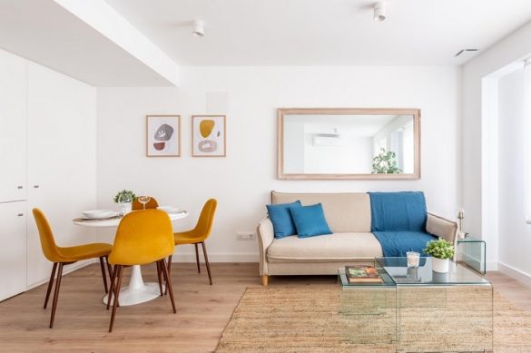 Salón con Home Staging para vender o alquiler tu casa rápidamente