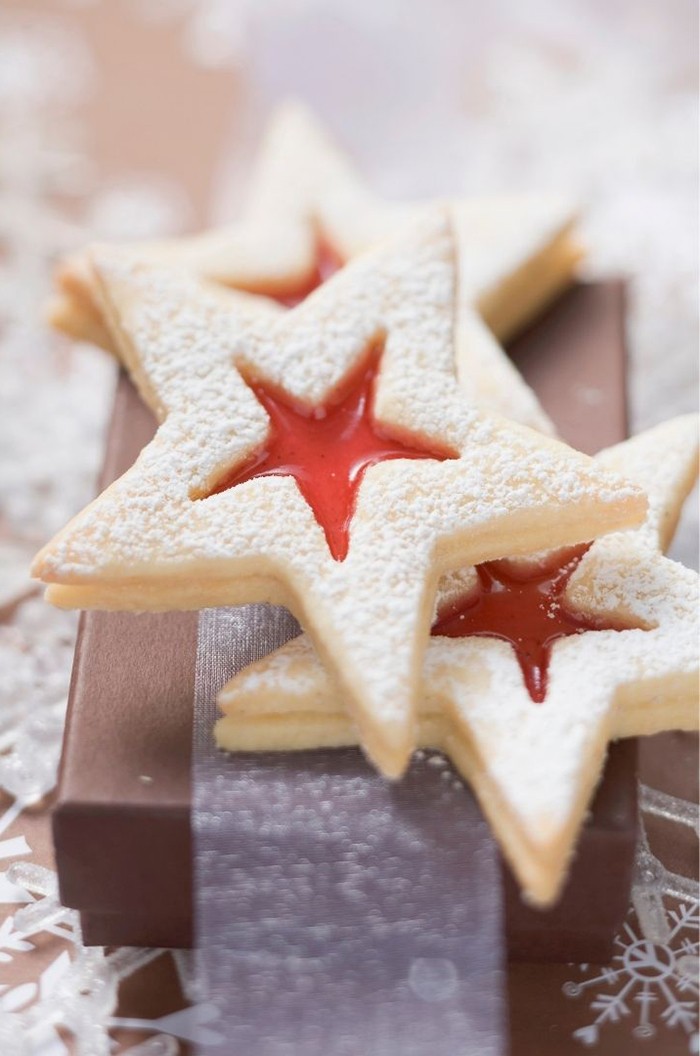 galletas en forma de estrellas