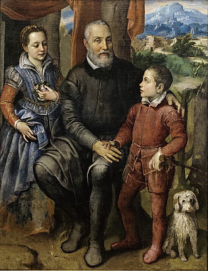 retrato de la familia anguissola
