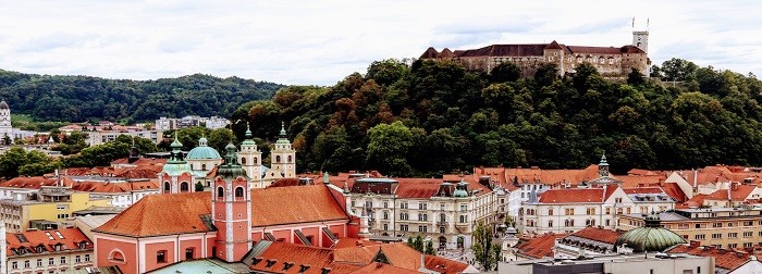 Panorámica de Ljubliana en Slovenia