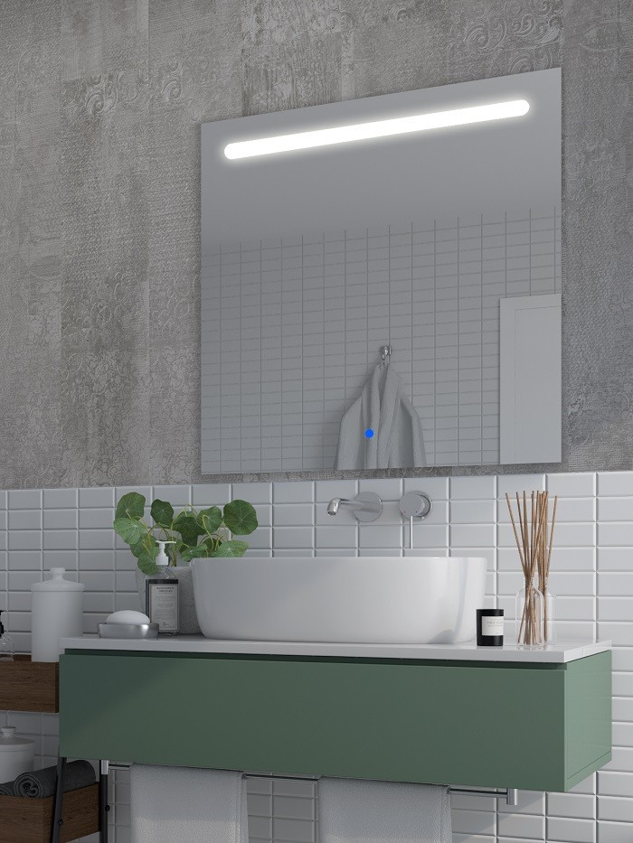espejo para el baño con luz integrada