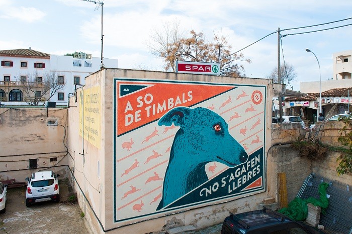 arte urbano en las calles de Mallorca