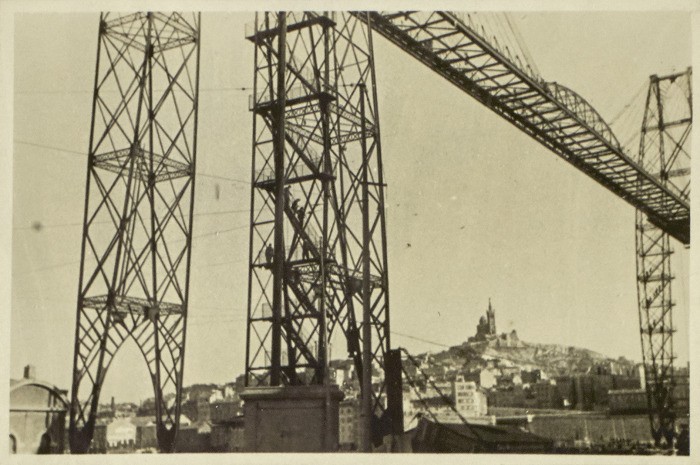 fotografía del puente transbordador