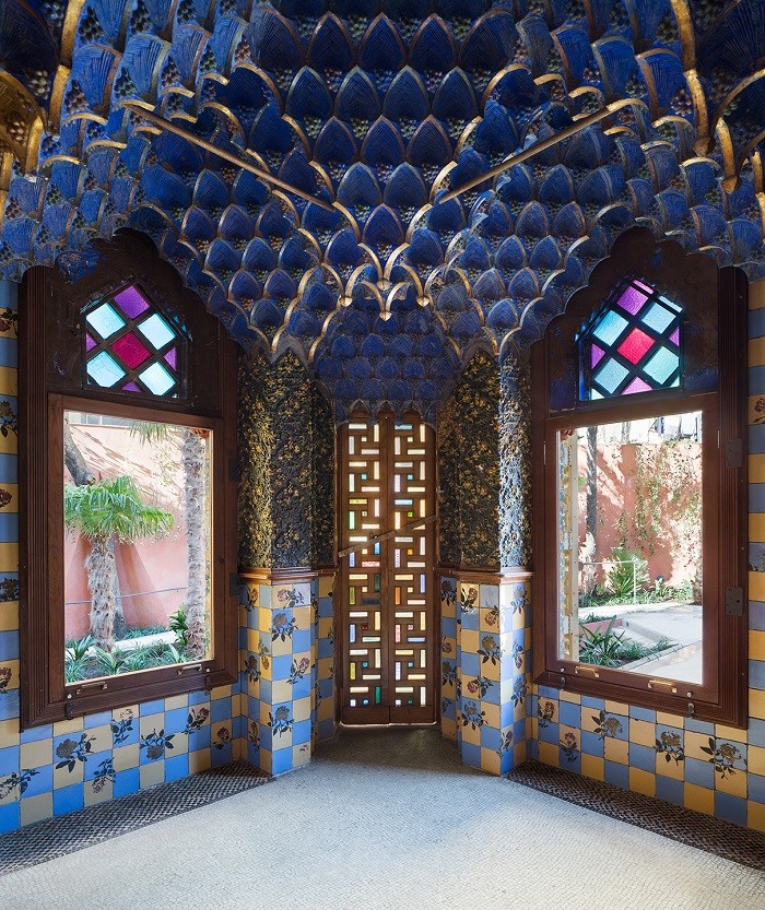 Casa Vicens: sala de fumadores, 2017 Casa Vicens Gaudí
