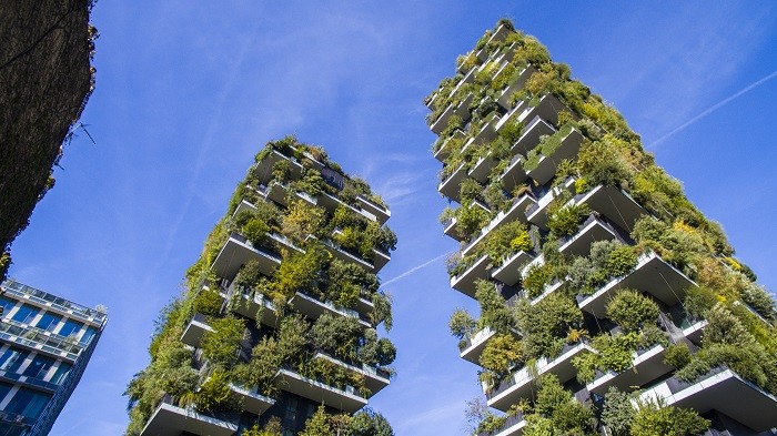 espacios verdes en edificios