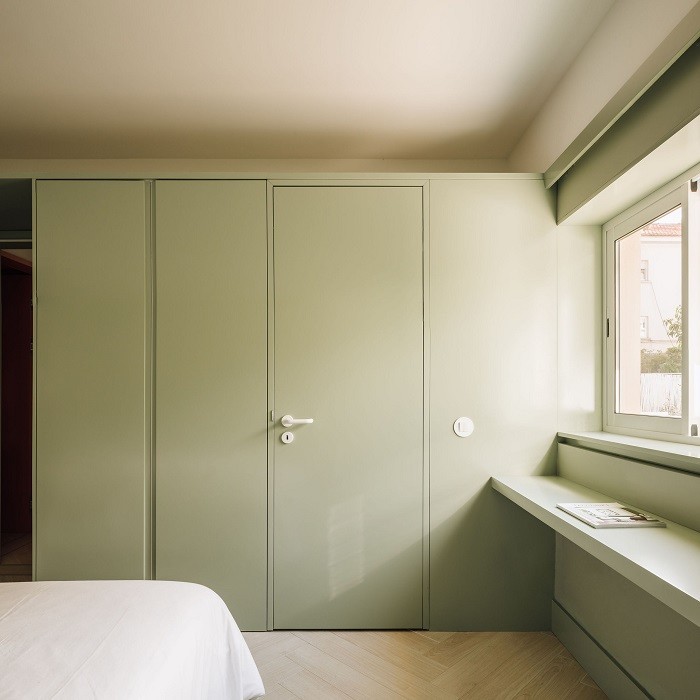 armario de la habitación verde de proyecto de diseño HIMACS
