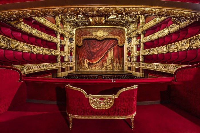 zona presidencial del teatro del palacio Garnier