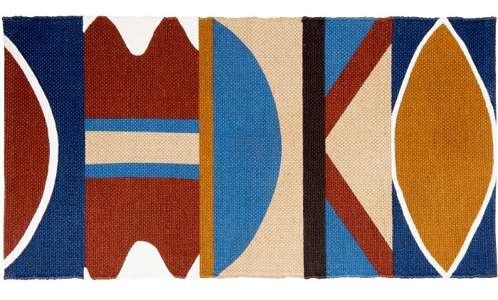 alfombra colorida yute de Maison du Monde