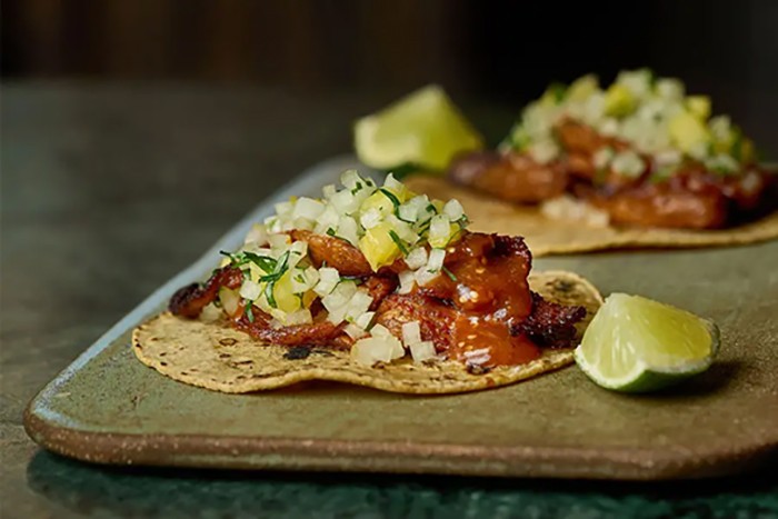 Tacos al pastor con carne ibérica, unión perfecta de producto español y mexicano